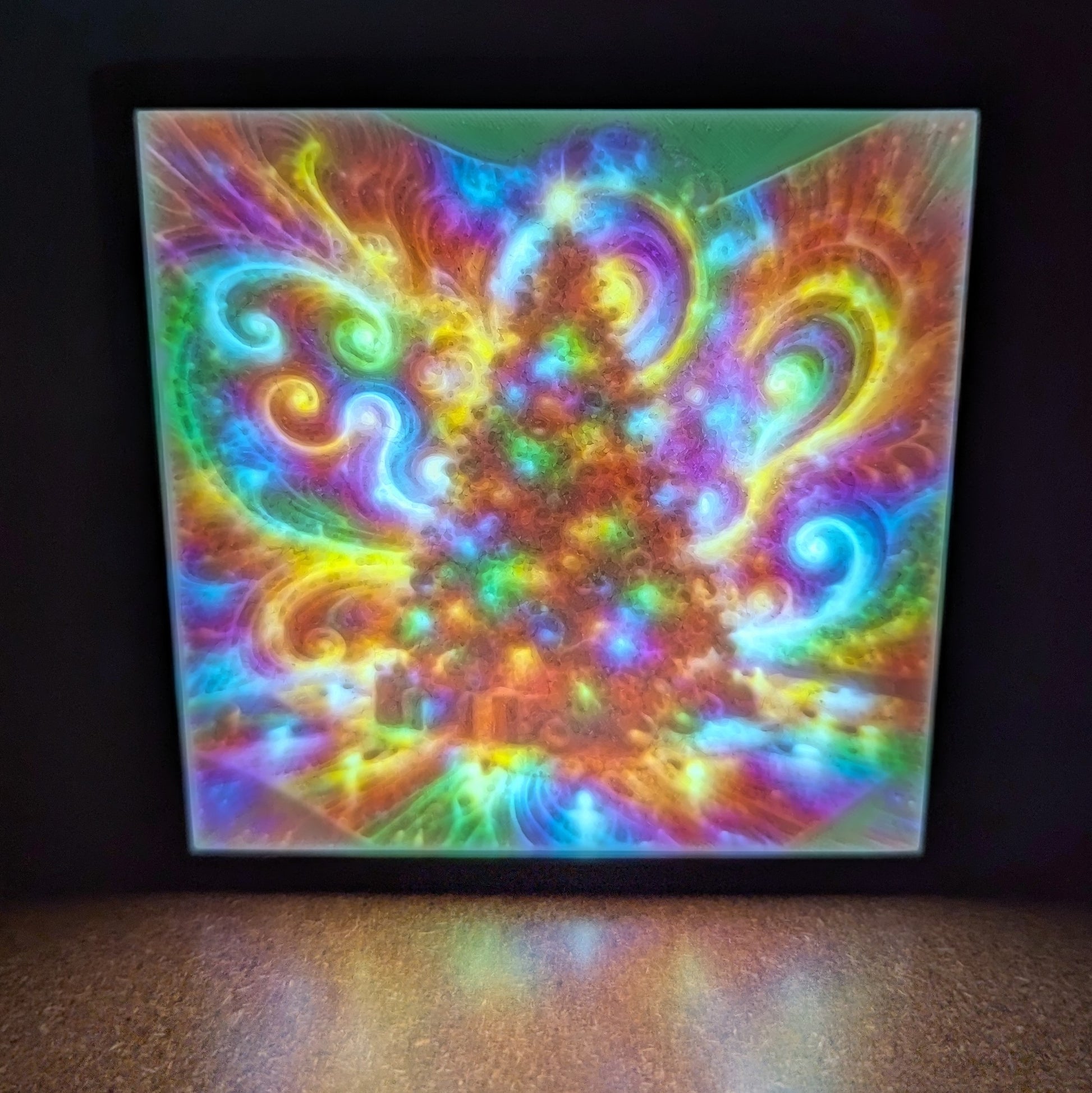 Farbiges Lithophane Weihnachtsbaum