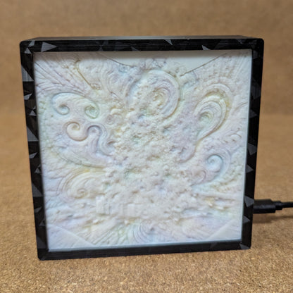Farbiges Lithophane Weihnachtsbaum Ausgeschaltet
